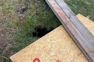 Zapadlisko w Nowej Górze w gminie Krzeszowice