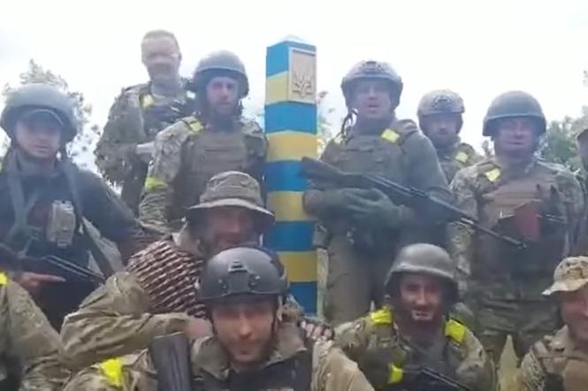 Ukraińcy pod granicą z Rosją