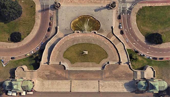 Szczecin w szczególe według Google Earth