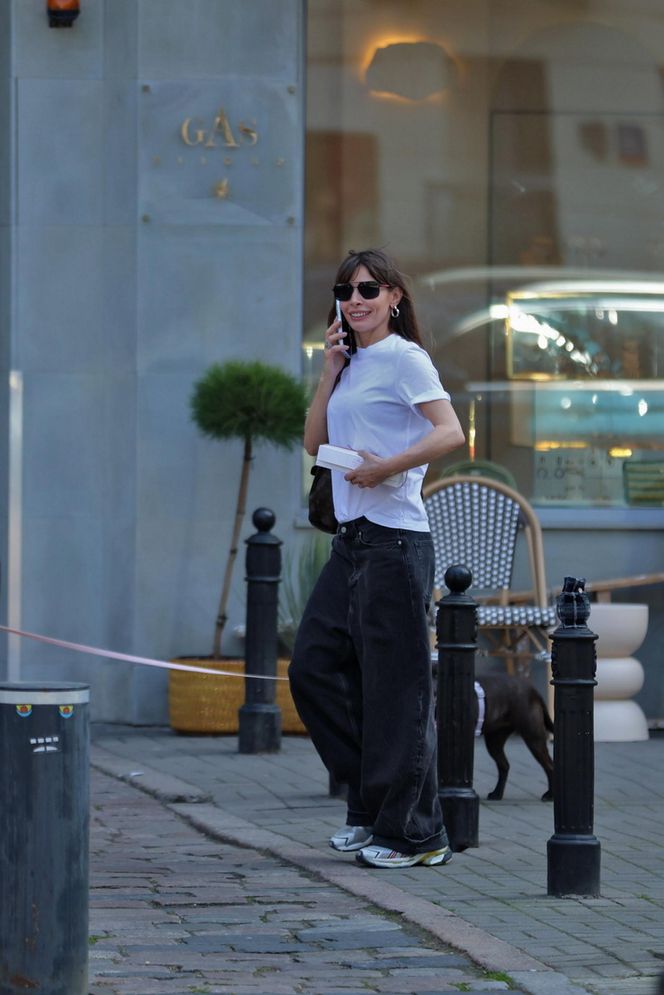 Agnieszka Dygant sobie dogadza