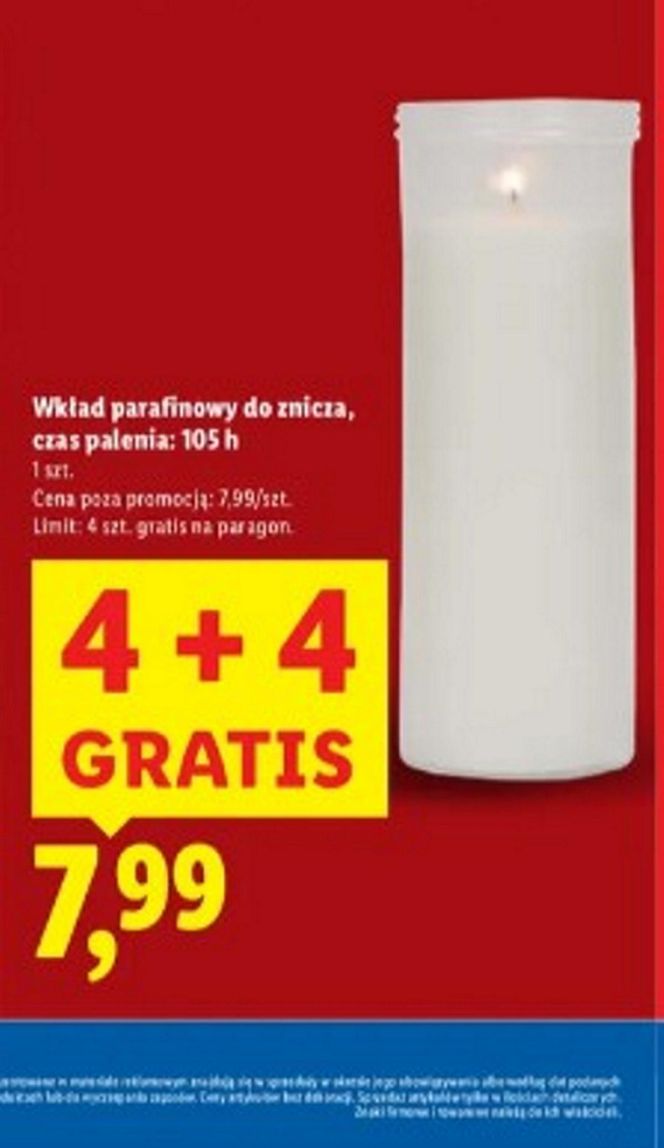 Promocja na znicze w Lidlu