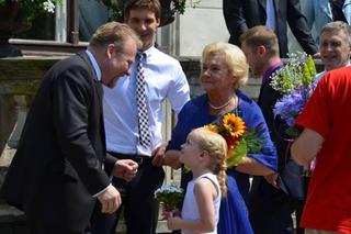 M jak miłość po wakacjach 2014 Basia (Gabriela Raczyńska), Janek (Jacek Lenartowicz), Marcin (Mikołaj Roznerski), Barbara (Teresa Lipowska)