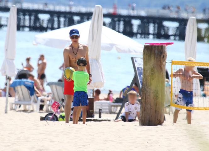 Marcin Moreczk jak  Adonis w Sopocie