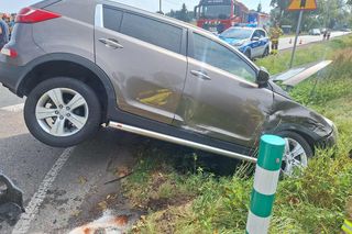 Zderzenie trzech samochodów w Mościbrodach. DK-63 zablokowana!