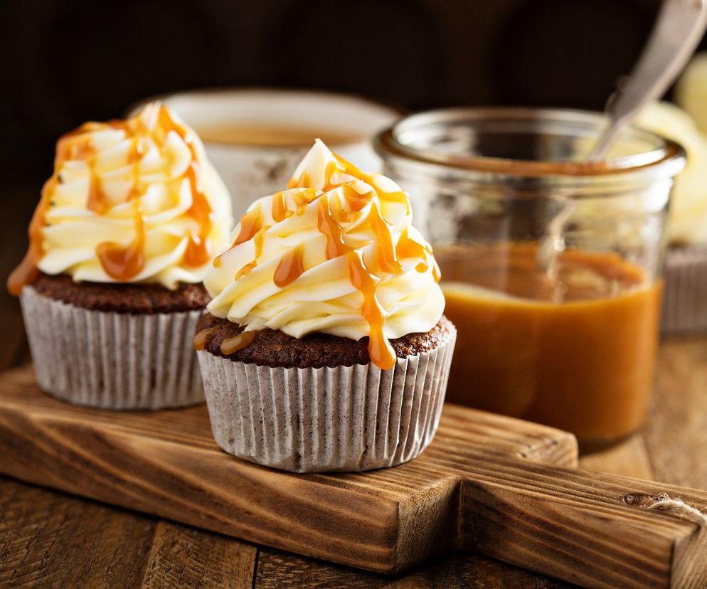 babeczki dyniowe z kremem