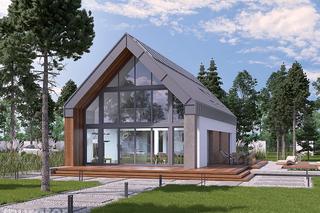 Projekt A102 Dom z klimatem (z wentylacją mechaniczną i rekuperacją)