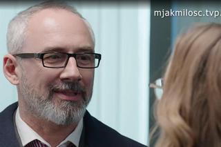 M jak miłość odc. 1797. Sylwia (Hanna Turnau), Adam Werner (Jacek Kopczyński)