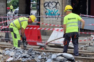 Utrudnienia dla pasażerów. Ulica Gdańska bez tramwajów