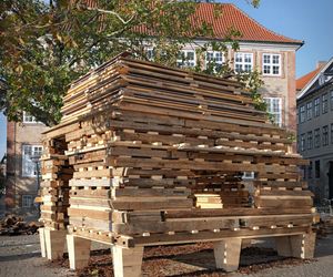 Barn Again - jeden z dwóch prezentowanych na Biennale pawilonów