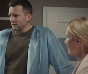 M jak miłość odc. 1854. Jagoda (Katarzyna Kołeczek), Bartek (Arkadiusz Smoleński)