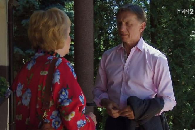 	M jak miłość odc. 1393. Robert Żak (Krzysztof Tyniec), Kisielowa (Małgorzata Różniatowska)