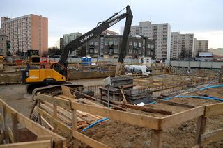 Budowa stacji Księcia Janusza na Woli