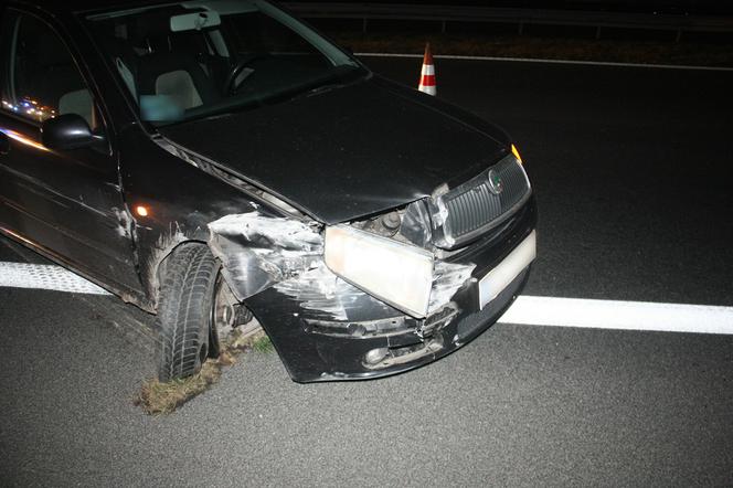 Niebezpiecznie na autostradowej obwodnicy Krakowa