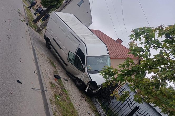 Poranna kraksa w Skarżysku