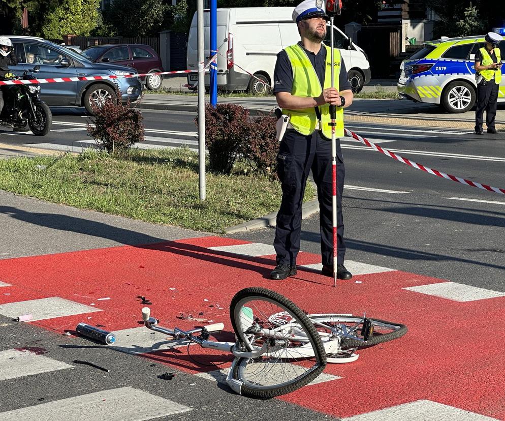 Wypadek w Wesołej. Matka i 9-letnia córka potrącone przez tira