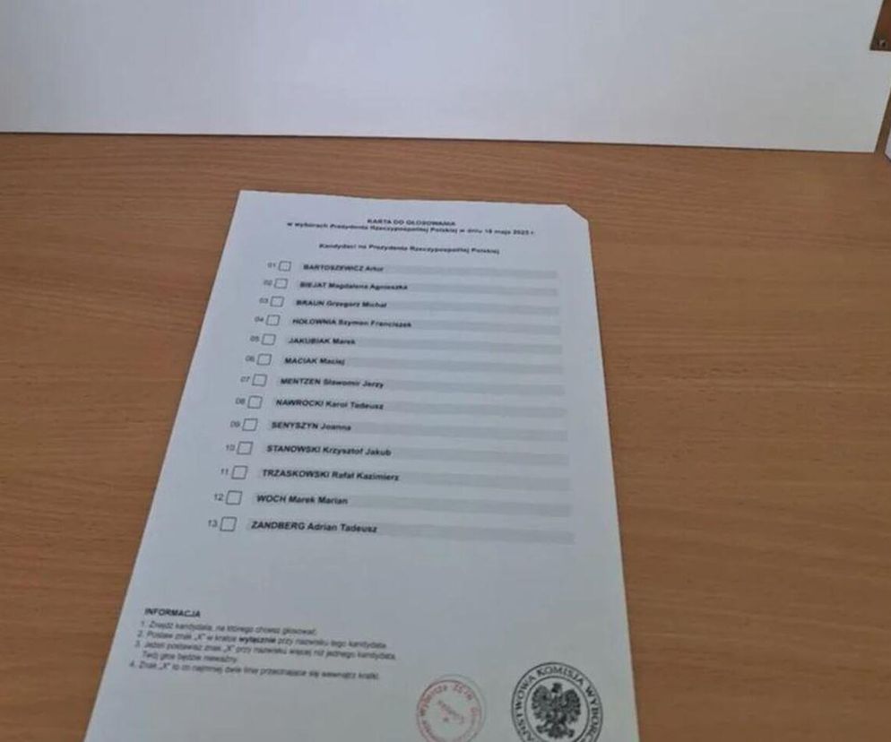 Wyniósł kartę do głosowania, grozi mu więzienie 