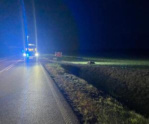 Tragiczny wypadek w miejscowości Okonin. Nie żyje motocyklista