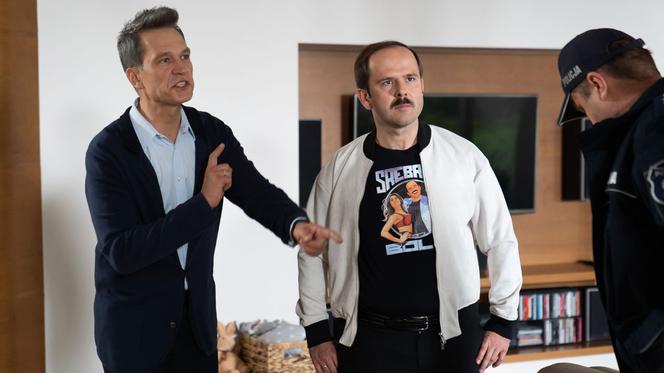Na dobre i na złe odc. 834. Andrzej Falkowicz (Michał Żebrowski), Bolek (Sławomir Zapała)