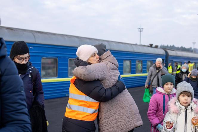 1,5 tys. uchodźców z Ukrainy przyjechało specjalnym pociągiem na Śląsk