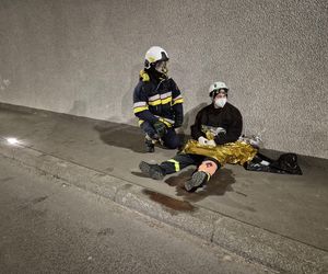 Tunel na Zakopiance został zamknięty. Przeprowadzono specjalną akcję służb ratunkowych