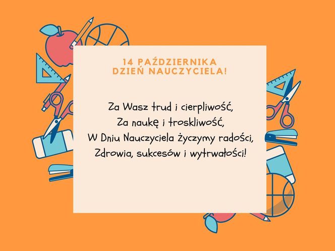 Mądre życzenia na Dzień Nauczyciela - darmowe kartki