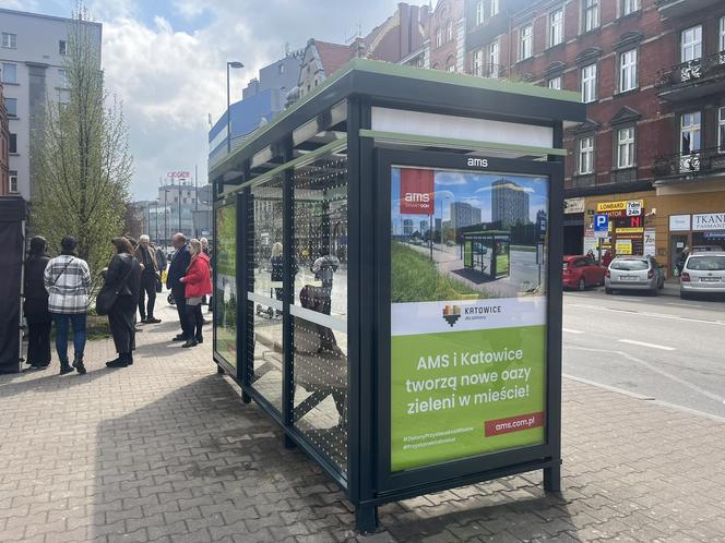 Katowice mają już pierwszy zielony przystanek. Stanął na ulicy Mickiewicza 