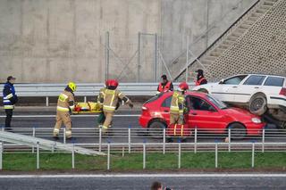 Potężny karambol na S5. Rozbity autobus, Potężna akcja strażaków