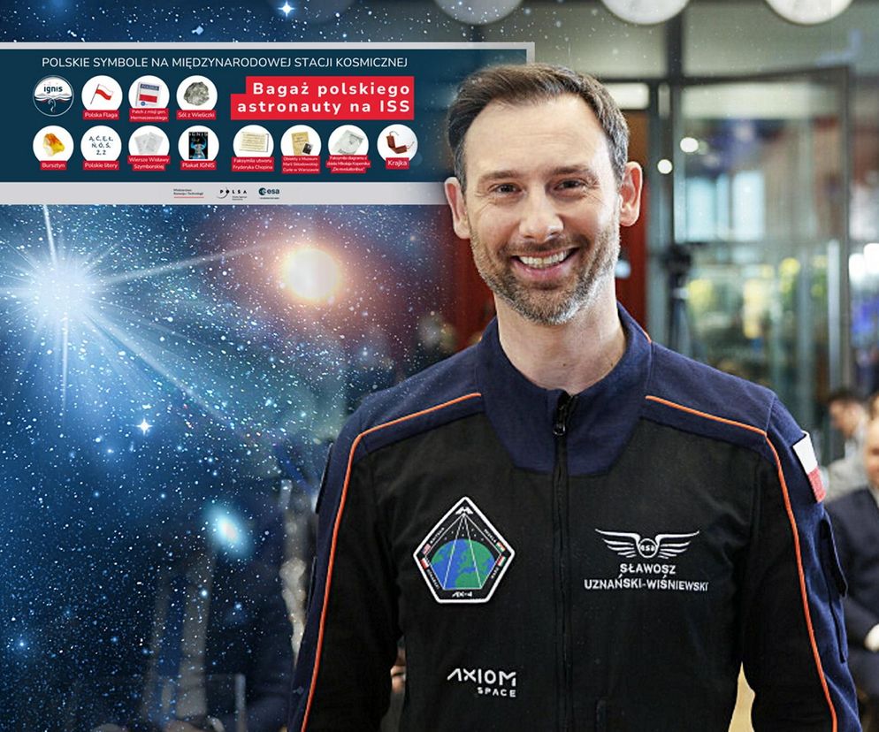 To Sławosz Uznański zabiera w kosmos 