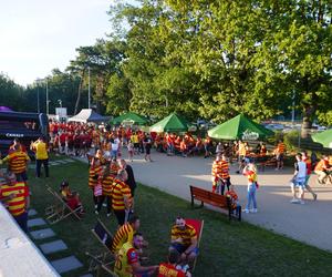 Jagiellonia-Poniewież. Liga Mistrzów i Eska Summer City na Stadionie Miejskim w Białymstoku