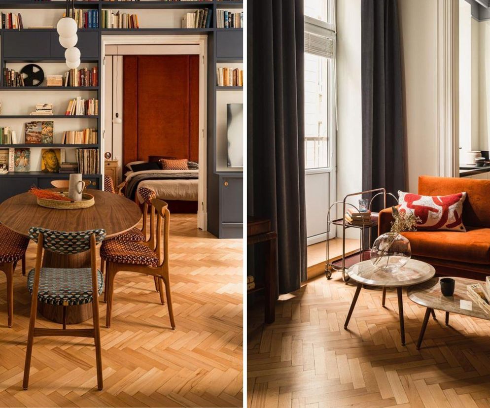 Vintage i eklektyzm we wnętrzach łódzkiej kamienicy wg projektu Hanny Pietras Architects
