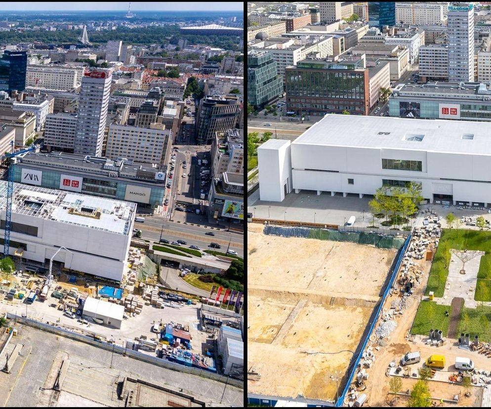 Tak przez 2 lata zmieniło się centrum Warszawy. Nowe wieżowce, kładka, muzeum i... niedosyt