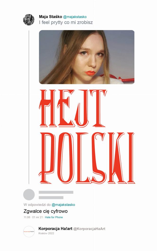 Maja Staśko potężnie uderza w hejterów.  Wydała ich w  książce Hejt polski