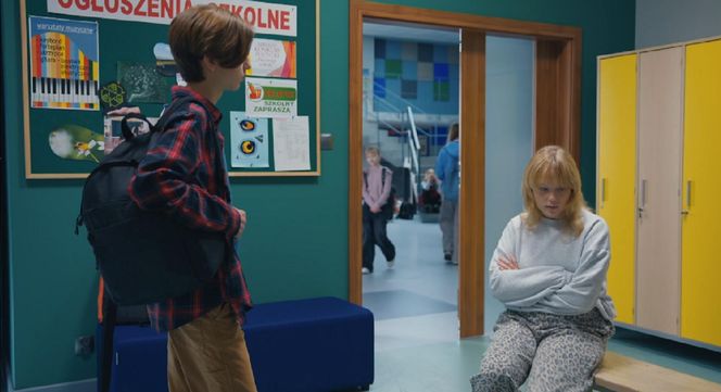 Barwy szczęścia, odcinek 3177. Emil (Artem Malaszczuk), Emilka (Jessica Frankiewicz)