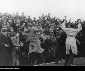 Mecz piłki nożnej Polska - Norwegia na Stadionie Wojska Polskiego w Warszawie, 1938 rok