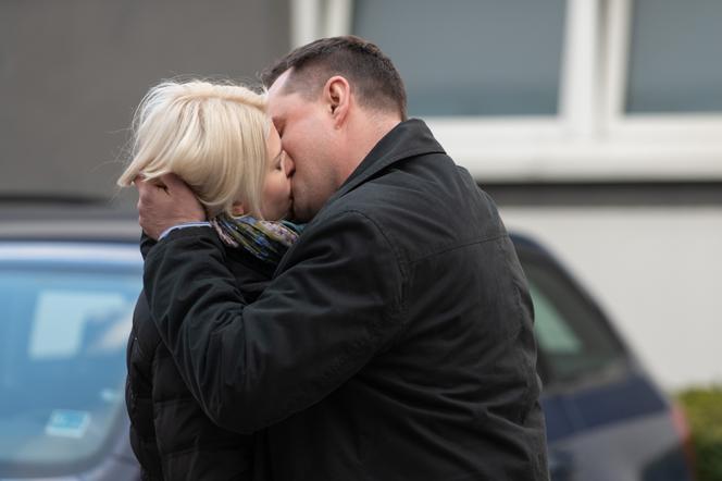 Na Wspólnej odc. 3106. Sławek (Mariusz Słupiński), Tatiana (Olha Bosova)