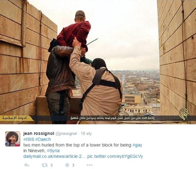 IS przeprowadziło publiczne egzekucje. "Gejów" zrzucono z wieży