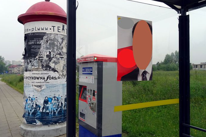 MZDiK: Nie wolno wieszać plakatów na wiatach oraz na słupach oświetleniowych!  