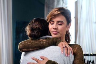 	M jak miłość odc. 1859. Kama (Michalina Sosna), Martyna (Magdalena Turczeniewicz)