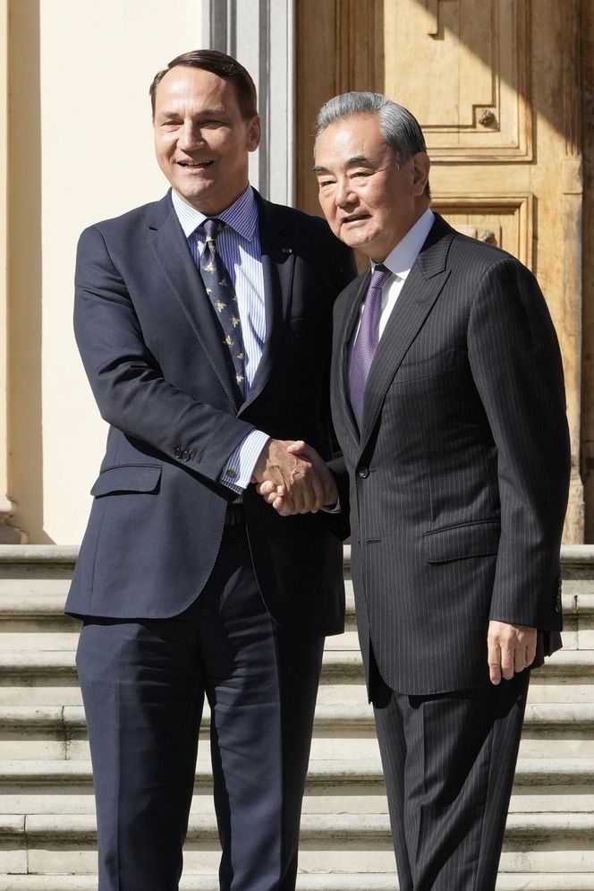 Chiński minister Wang Yi w Warszawie