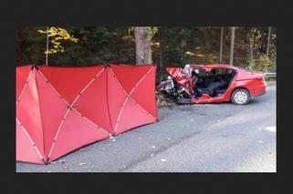 Śląskie: Straszny wypadek. 33-latek rozbił się samochodem na drzewie. Nie miał szans na przeżycie