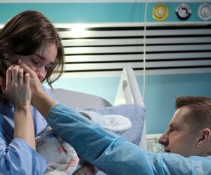 	M jak miłość odc. 1866. Franka (Dominika Kachlik), syn Antoni, Paweł (Rafał Mroczek)