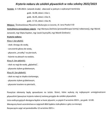 Nauka Pływania