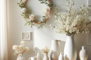 Dodatki jednokolorowe na regale