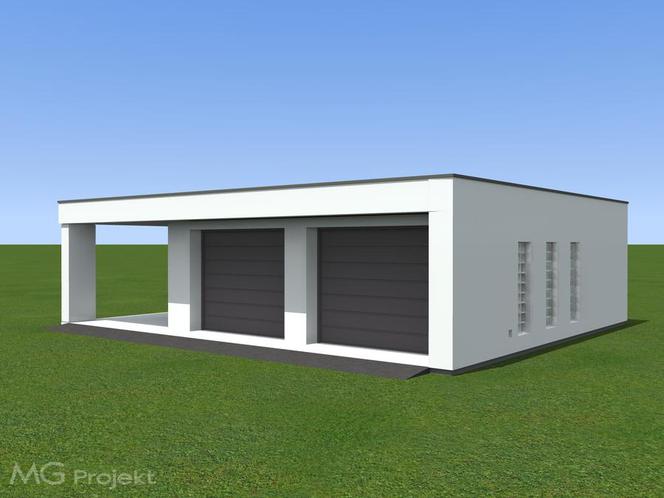 Projekty garaży i wiat garażowych