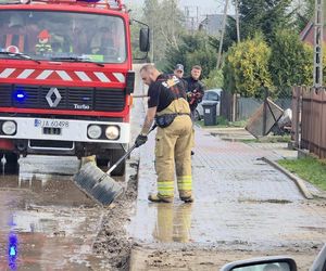 Pawłosiów po powodzi.