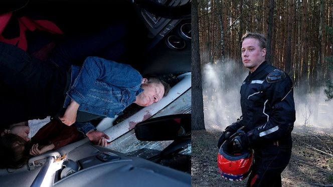 M jak miłość, odc. 1875. Dominik Walat (Bartosz Surówka), Paweł (Rafał Mroczek), Franka (Dominika Kachlik)