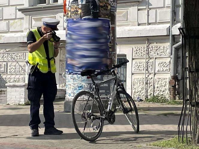 Potrącenie rowerzysty w Iławie