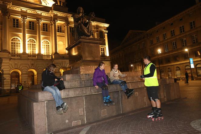 Nightskating po Warszawie