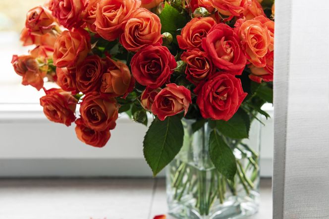Róże w wazonie