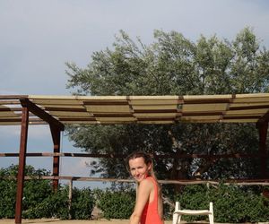 Olga Frycz i Albert Kosiński w basenie